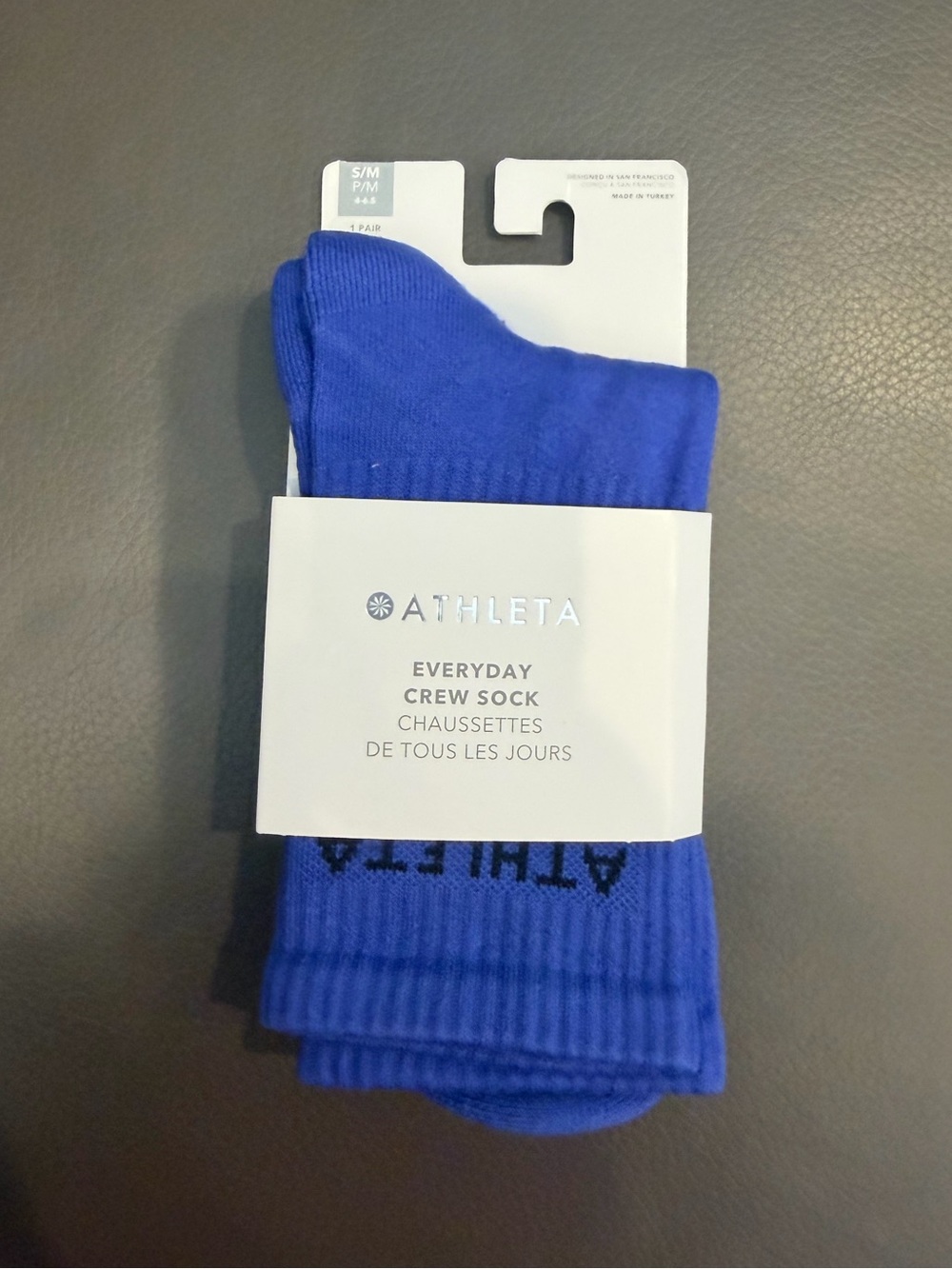 Athleta Everyday Crew Socks - Royal Blue